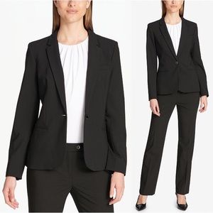 Calvin Klein One-Button Blazer